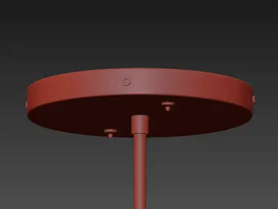 Benedict Bloom Chandelier with Powdercoated by Trella 3D model