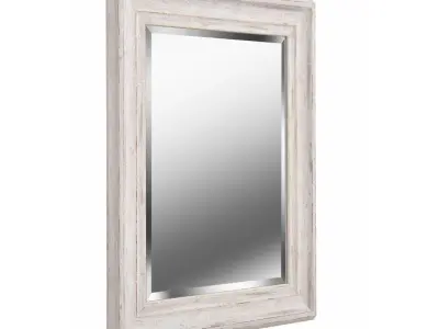 Alcantara Rectangle Wall Mirror 3D model