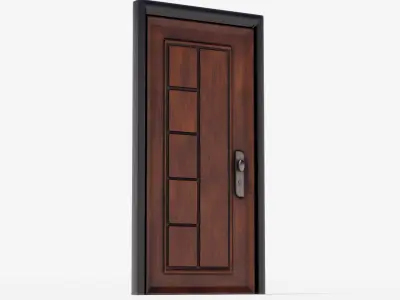 Door 01 Low-poly 3D model purchase