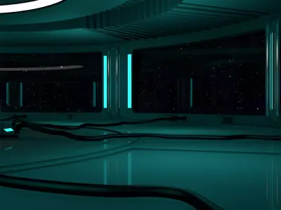 Sci Fi Interior 3D model