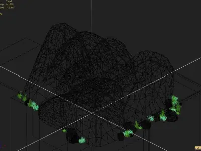 Explore the mountains - Rocks 015 3D model