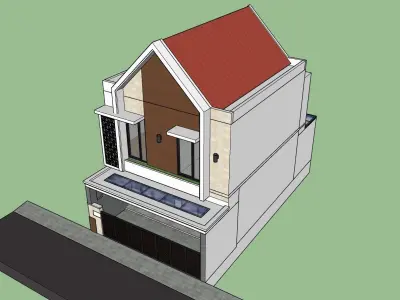 Minimalis House 3D model
