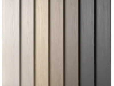 Wood materials Oak - 7 colors - set 03 Texture