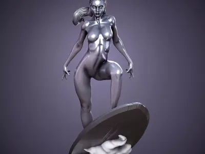 Silver Surfer 3D print model