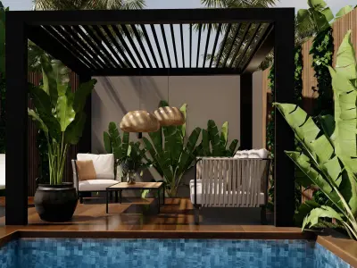 Sketchup exterior Design 3D model