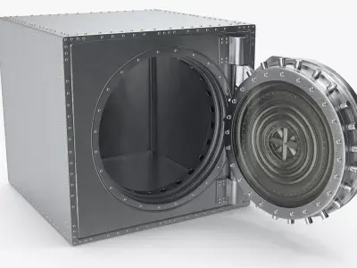 high detail vault model 3D model