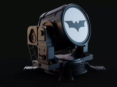 Bat Signal High Poly Model 3D model