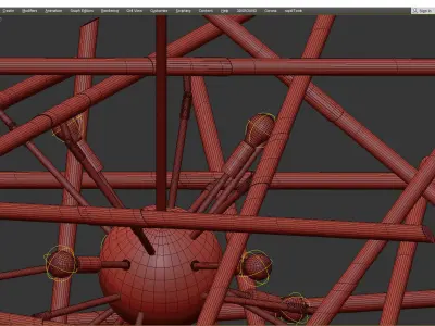 Aidan Gray Solitude Chandelier Low-poly 3D model