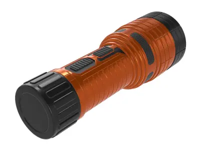 Underwater Flashlight 010 Low-poly 3D model