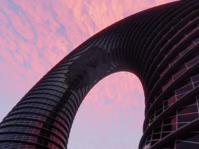 Modern Hotel Design 3D model