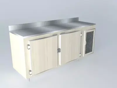 Kit704 lowboy 2 doors by Alex Marques Free 3D model