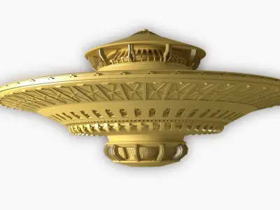 Original space craft 3D model