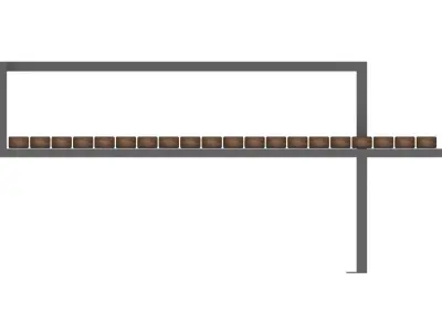 Bench 3D model 10