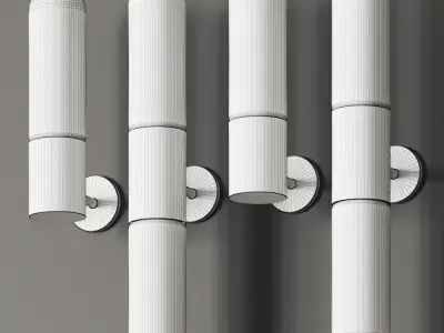 Harris and Harris Azzero Single and Double Wall Lamps 3D model