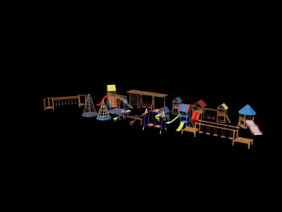 Playground Equipment 3D model