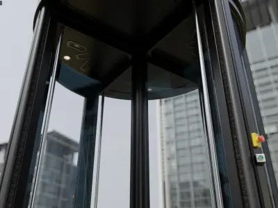 Revolving door Dorma Geryon 3D model