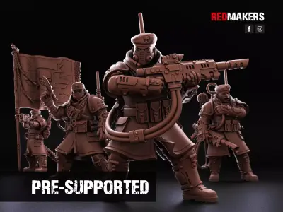 Shock Troops - Command Elite Squad of the Imperial Force  3D print model