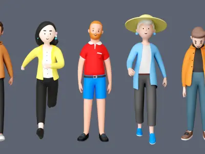  cartoon characters 3 02 