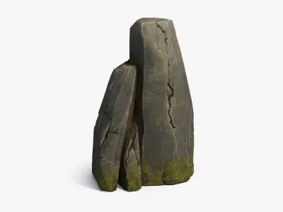 Stone v3 Low-poly 3D model