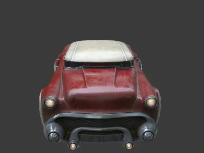 Futuristic flying car 6 3D model