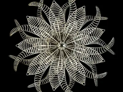 Ninfea Ceiling Lamp 3D model