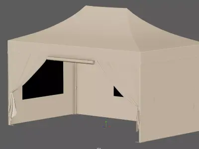 Canopy Garden Party Tent 3D model