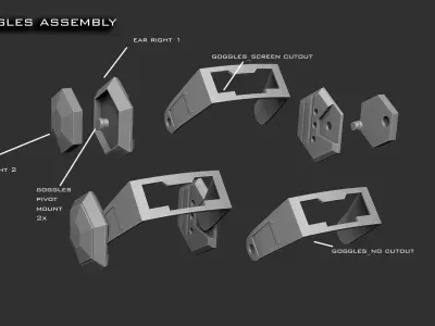 Tech helmet from Bad Batch 3D print model