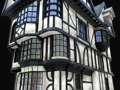 Tudor House Medium 3D model