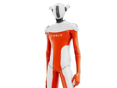 TESLA ROBOT V-3  RIGGED 3D model