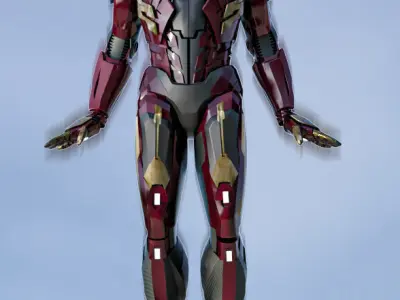 Iron Man MK00 Stealth Armor 3D model
