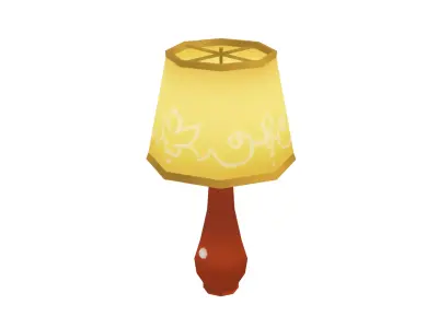Lamp - Hand Painted 3D model