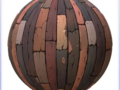 Stylized Wood Seamless Texture Texture 30