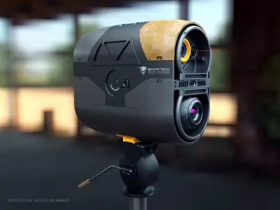 Detection target scanner 3D model