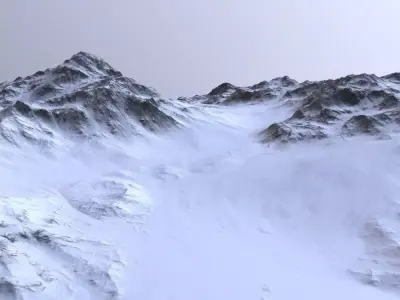 Landscape 27 Low-poly 3D model