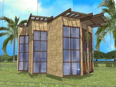 Creative Design-Holiday Cabin-06 3D model