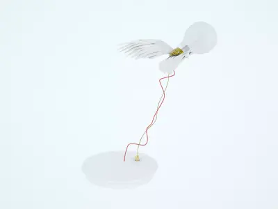 Ingo Maurer - Lucellino Lamp 1980 3D model