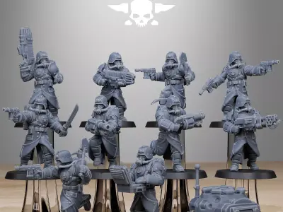 GrimGuard Bombardiers 3D print model