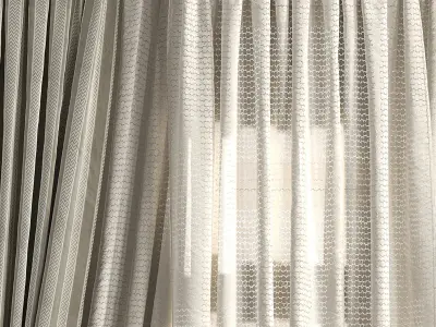 Curtain Set 509C 3D model