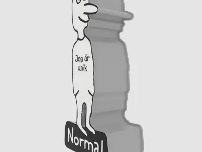 Normal Store streetsign 3D model