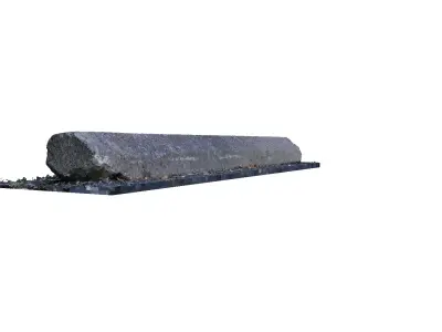 Cement Parking Block 002 - Photoscanned  Free 3D model