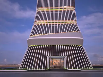 The conceptual Buidling Design 3D model