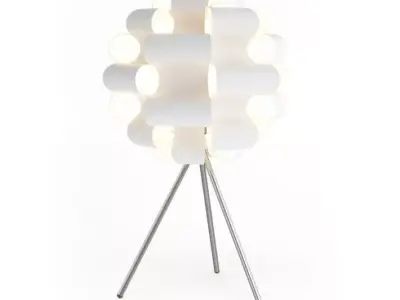 Modern Casamania White Free Standing Lamp 3D model