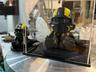 Helldiver Chibi 3D model