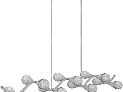 Jonathan Adler Caracas 14 Light Chandelier Low-poly 3D model