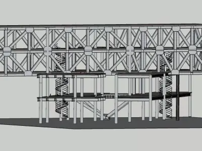 Contemporary Steel Project Design 3D print model