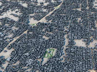 Palermo City Italy 3D model