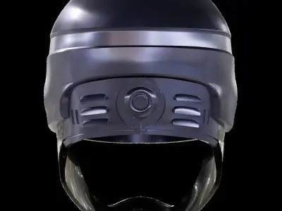 Robocop helmet 3D print model