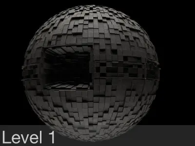 Space Station - The Globe 3D model