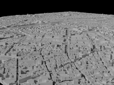 Paris 3D Printing stl file 3D Model of Paris 3D print model