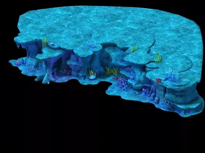 coral reef  3D model